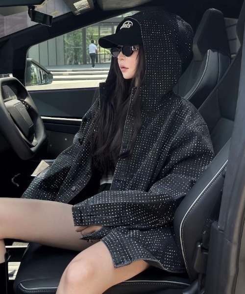 セール】ラインストーンキラキラデニムジャケット（デニムジャケット