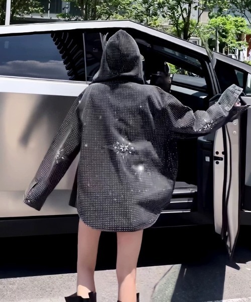 セール】ラインストーンキラキラデニムジャケット（デニムジャケット