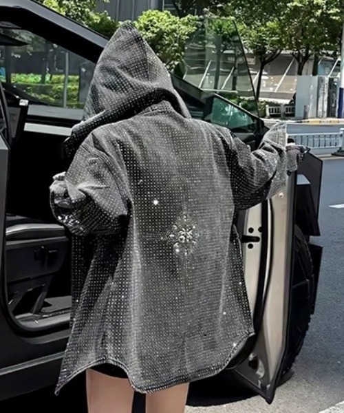 セール】ラインストーンキラキラデニムジャケット（デニムジャケット