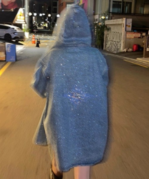 セール】ラインストーンキラキラデニムジャケット（デニムジャケット