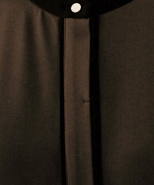 UNTITLED（アンタイトル）の「【洗える/前開き/フォーマル】バイカラー ワンピース（ワンピース・レディース・ブラック/ブラウン系その他・00/01/02/03/04/42/44/46/48/50）」の14枚目の写真