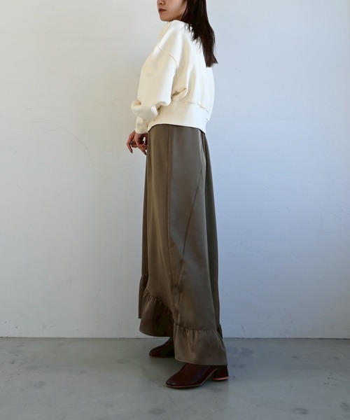 willfully ロゴショートスウェット ring button short cropped sweat（スウェット）｜WILLFULLY（ウィル