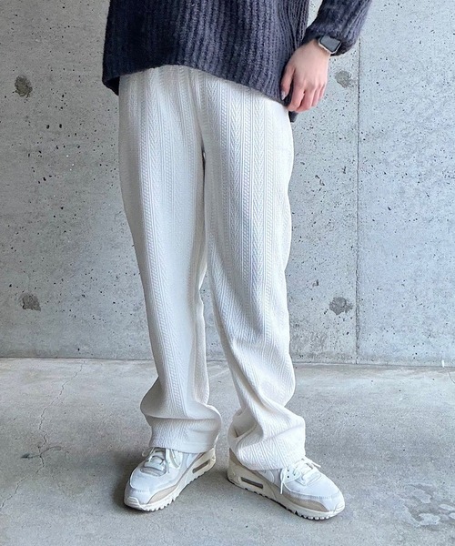 merrylatte（メリーラテ）の「暖かい裏起毛ボアチェックパンツ（その他パンツ・レディース・ブラック/ブラウン/ネイビー・FREE）」の7枚目の写真