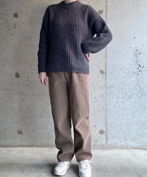 merrylatte（メリーラテ）の「暖かい裏起毛ボアチェックパンツ（その他パンツ・レディース・ブラック/ブラウン/ネイビー・FREE）」の12枚目の写真