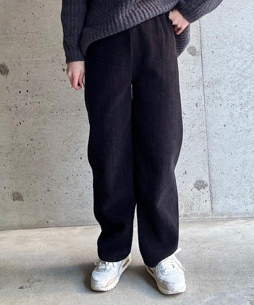 merrylatte（メリーラテ）の「暖かい裏起毛ボアチェックパンツ（その他パンツ・レディース・ブラック/ブラウン/ネイビー・FREE）」の18枚目の写真