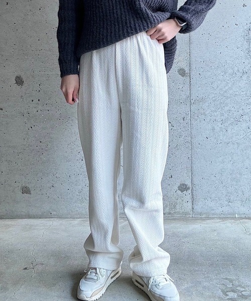 merrylatte（メリーラテ）の「暖かい裏起毛ボアチェックパンツ（その他パンツ・レディース・ブラック/ブラウン/ネイビー・FREE）」の19枚目の写真