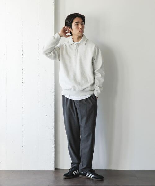 back channel スウェット ポロシャツ 00s ペイズリー柄 日本製 セール】裏起毛スウェットポロシャツ（スウェット）｜URBAN RESEARCH