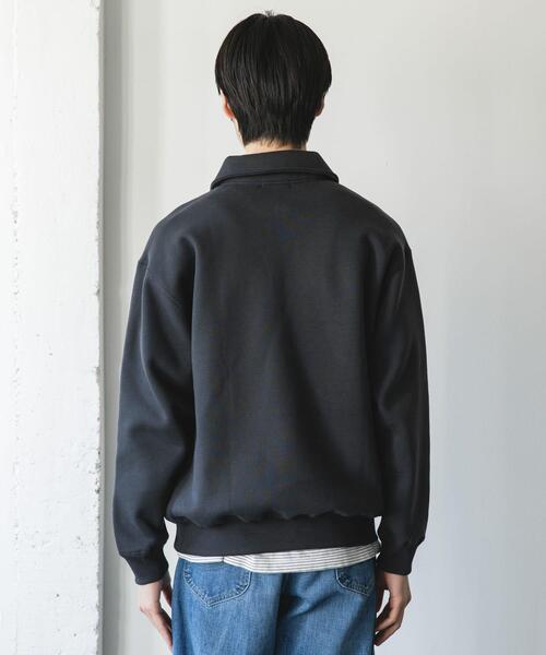 URBAN RESEARCH DOORS（アーバンリサーチドアーズ）の「裏起毛スウェットポロシャツ（スウェット・メンズ・ネイビー/ブラック/グレー・MEDIUM/LARGE）」の20枚目の写真