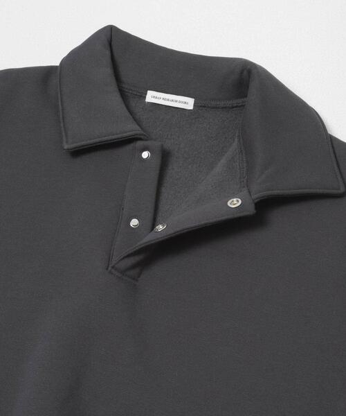 URBAN RESEARCH DOORS（アーバンリサーチドアーズ）の「裏起毛スウェットポロシャツ（スウェット・メンズ・ネイビー/ブラック/グレー・MEDIUM/LARGE）」の18枚目の写真