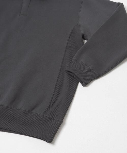 URBAN RESEARCH DOORS（アーバンリサーチドアーズ）の「裏起毛スウェットポロシャツ（スウェット・メンズ・ネイビー/ブラック/グレー・MEDIUM/LARGE）」の17枚目の写真