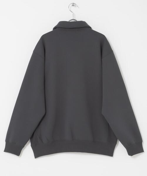 URBAN RESEARCH DOORS（アーバンリサーチドアーズ）の「裏起毛スウェットポロシャツ（スウェット・メンズ・ネイビー/ブラック/グレー・MEDIUM/LARGE）」の16枚目の写真