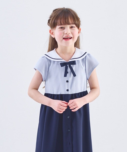 セール】【速乾、接触冷感】【KIDS】COOLMAXドッキングワンピース（110