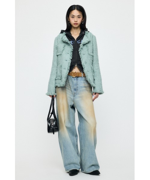 MOUSSY（マウジー）の「【26年SS新作】DIRTY COCOON BAGGY（デニム