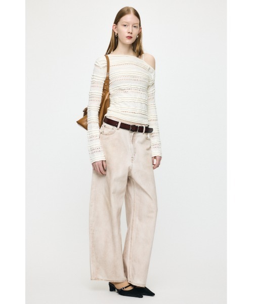 【26年SS新作】 MOUSSYDIRTY COCOON バギー　サイズ2 26年SS新作】DIRTY COCOON BAGGY（デニムパンツ）｜MOUSSY（マウジー