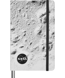 MOLESKINE（モレスキン）の「NASA-inspired ノートブック ラージサイズ(横13cm×縦21cm) 横罫 ライトグレー SKNTBHL7063S1（手帳/メモ帳）」