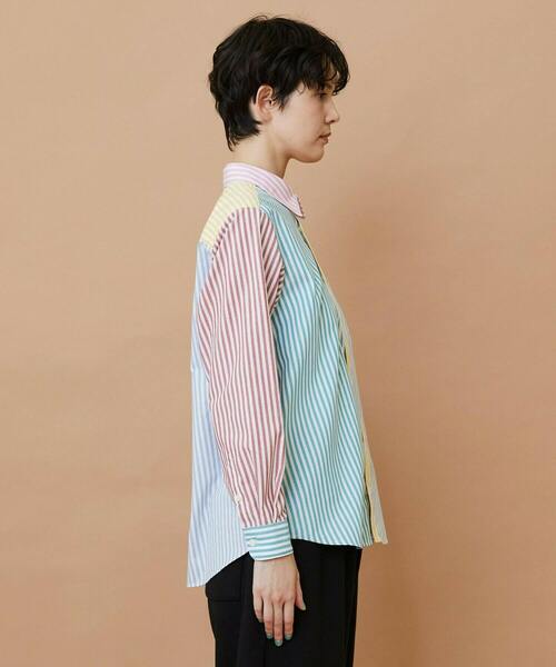 FRAPBOIS（フラボア）の「フィーバーシャツ（シャツ/ブラウス・レディース・ブラック系その他/マルチ・1/2）」の5枚目の写真