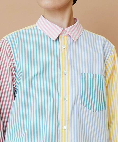 FRAPBOIS（フラボア）の「フィーバーシャツ（シャツ/ブラウス・レディース・ブラック系その他/マルチ・1/2）」の7枚目の写真