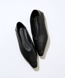 Mazell | Mazell / シープレザースクエアフラット【一部店舗限定カラー・サイズ】(パンプス)