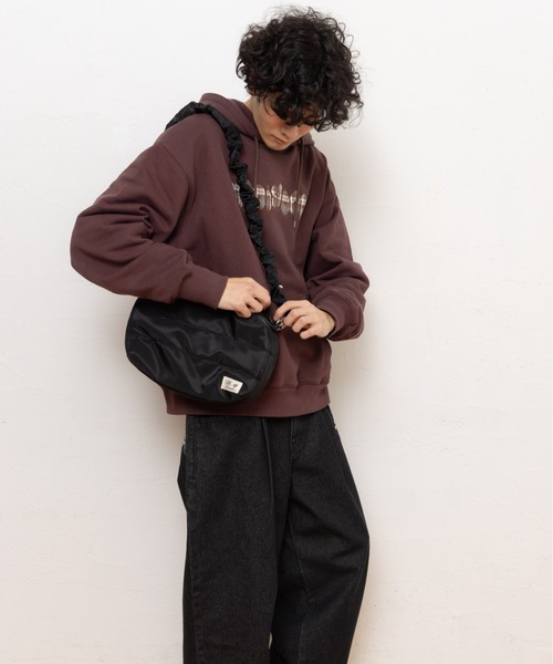 kaoyorinakami(カオヨリナカミ)の「cookie shoulderbag / クッキーショルダーバック(ショルダーバッグ・メンズ・カーキ/ブラック・FREE)」の9枚目の写真