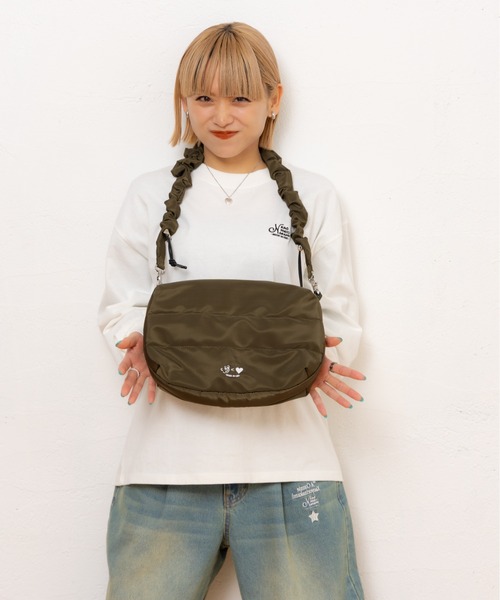 kaoyorinakami(カオヨリナカミ)の「cookie shoulderbag / クッキーショルダーバック(ショルダーバッグ・メンズ・カーキ/ブラック・FREE)」の19枚目の写真