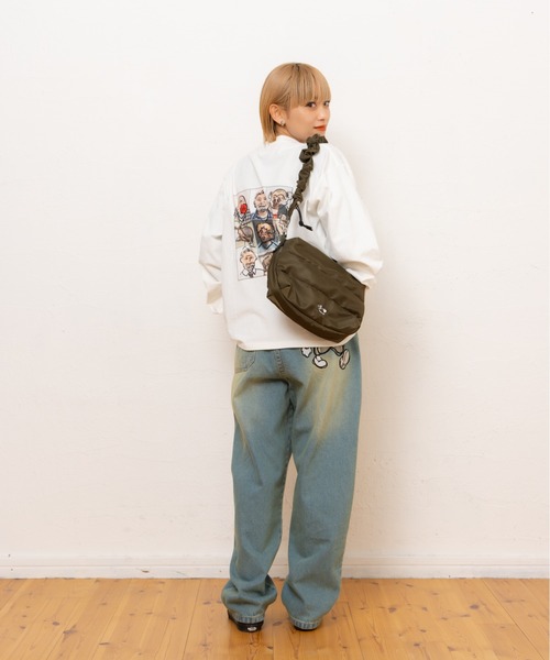 kaoyorinakami(カオヨリナカミ)の「cookie shoulderbag / クッキーショルダーバック(ショルダーバッグ・メンズ・カーキ/ブラック・FREE)」の18枚目の写真
