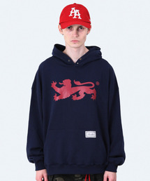 AAMBITION（アアンビション）の「ヴィンテージエインシェントグラフィックフードパーカー（ネイビー）（パーカー）」