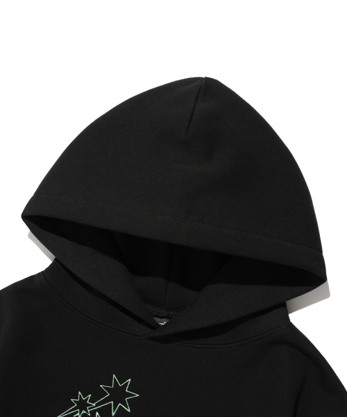 NICE GHOST CLUB(ナイスゴーストクラブ)の「MANIAC RABBITS HOODIE_BLACK(NG2EFUM410A)(パーカー・レディース・ブラック・S/M/L)」の3枚目の写真
