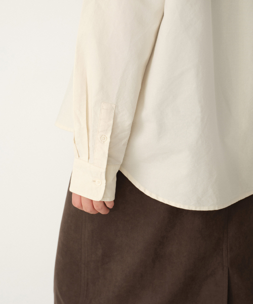 MUSINSA STANDARD WOMAN（ムシンサスタンダードウーマン）の「ウィメンズリラックスドオックスフォードシャツ[エクリュ]（シャツ/ブラウス・レディース・その他・SMALL/MEDIUM/LARGE/X-SMALL）」の5枚目の写真