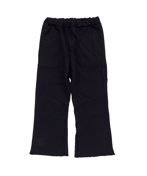 Ocean&Ground(オーシャン&グラウンド)の「ジャガードスリットフレアパンツ(その他パンツ・キッズ・ブラック/グリーン/ライトブルー/オレンジ/レッド・80/90/95/100/110/120/130/140)」の1枚目の写真