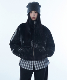 MUSINSA STANDARD WOMAN | ウィメンズデイリープファーシャイニーショートダウンジャケット[ブラック](ダウンジャケット/コート)