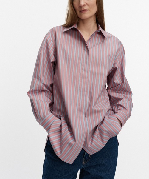 marimekko（マリメッコ）の「Ruoste Piccolo / shirt blouse（シャツ/ブラウス・レディース・ライトピンク・36/34/38/40）」の4枚目の写真