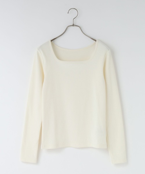 LOWRYS FARM(ローリーズファーム)の「リブタイトLS 638371(Tシャツ/カットソー・レディース・ブラック/アイボリー/イエロー/グレー・FREE)」の22枚目の写真