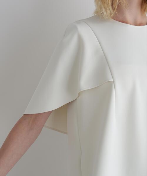 LE PHIL（ルフィル）の「◆ライトダンボールケープブラウス（シャツ/ブラウス・レディース・ブラック/ホワイト・F）」の11枚目の写真