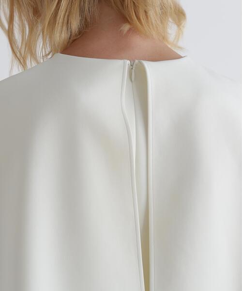 LE PHIL（ルフィル）の「◆ライトダンボールケープブラウス（シャツ/ブラウス・レディース・ブラック/ホワイト・F）」の13枚目の写真