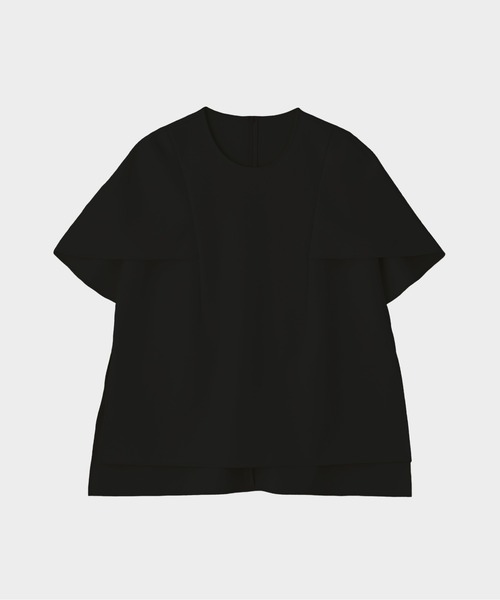 LE PHIL（ルフィル）の「◆ライトダンボールケープブラウス（シャツ/ブラウス・レディース・ブラック/ホワイト・F）」の22枚目の写真