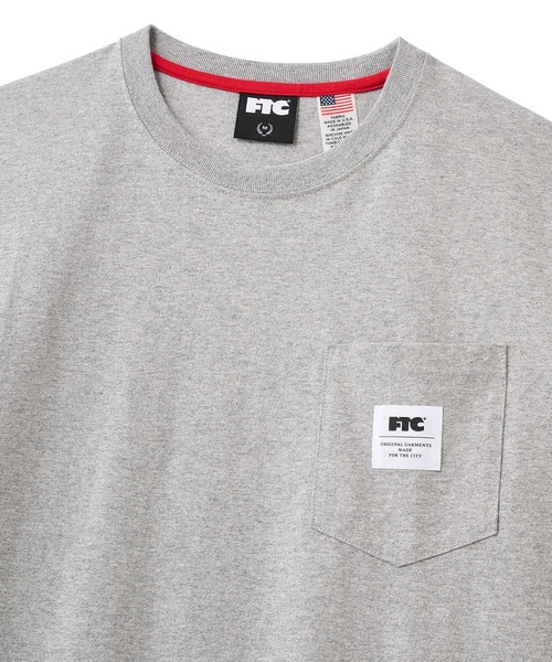 FTC（エフティーシー）の「POCKET L/S TEE（Tシャツ/カットソー・メンズ・ブラック/ホワイト/ネイビー/グレー・MEDIUM/X-LARGE/LARGE/SMALL）」の9枚目の写真