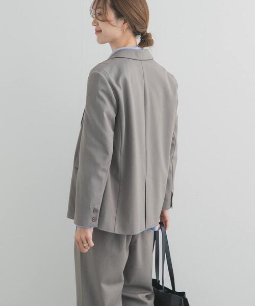 URBAN RESEARCH DOORS（アーバンリサーチドアーズ）の「『仁村紗和さん着用』『UR TECH』完声テーラードジャケット（その他アウター・レディース・ブラック/グレー系その他・FREE）」の8枚目の写真