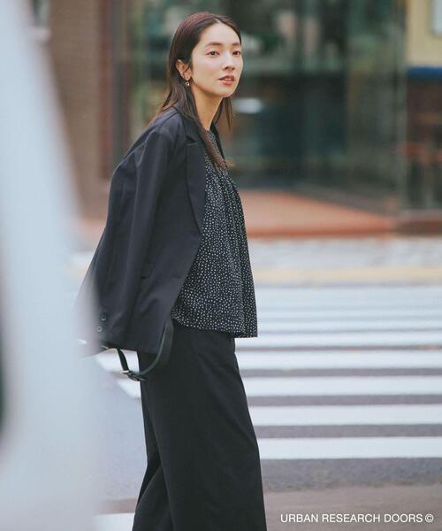 URBAN RESEARCH DOORS（アーバンリサーチドアーズ）の「『仁村紗和さん着用』『UR TECH』完声テーラードジャケット（その他アウター・レディース・ブラック/グレー系その他・FREE）」の18枚目の写真