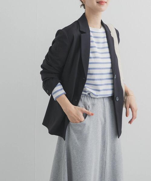 URBAN RESEARCH DOORS（アーバンリサーチドアーズ）の「『仁村紗和さん着用』『UR TECH』完声テーラードジャケット（その他アウター・レディース・ブラック/グレー系その他・FREE）」の20枚目の写真