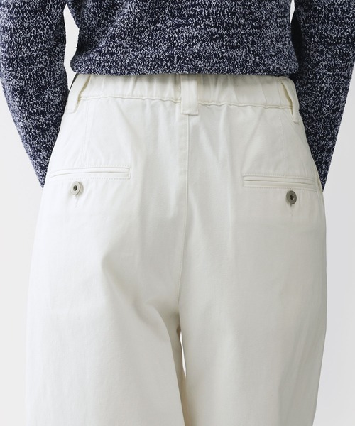 MUJI Labo（ムジラボ）の「〔MUJI Labo〕婦人　コットンキャンバス　タックバレルパンツ（その他パンツ・レディース・ブラック/オフホワイト・XL/L/M/S）」の7枚目の写真