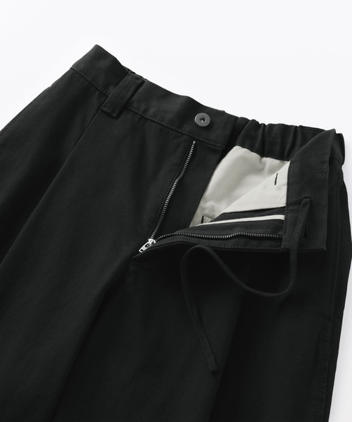 MUJI Labo（ムジラボ）の「〔MUJI Labo〕婦人　コットンキャンバス　タックバレルパンツ（その他パンツ・レディース・ブラック/オフホワイト・XL/L/M/S）」の12枚目の写真