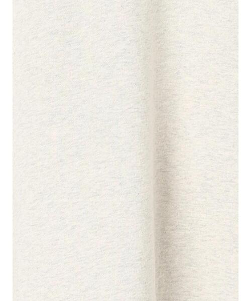 Samansa Mos2（サマンサ モスモス）の「切替ミニ裏毛プリントスウェット（Tシャツ/カットソー・レディース・オフホワイト/チャコールグレー/グレー・F）」の5枚目の写真