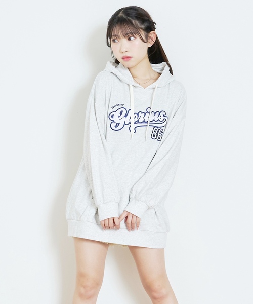 LTXC/綿100%】ロゴパーカチュニックワンピ（ワンピース）｜LOVETOXIC