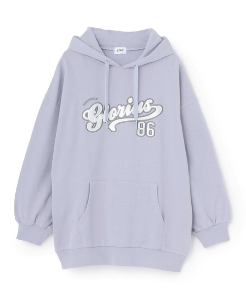 LOVETOXIC（ラブトキシック）の「【LTXC/綿100%】ロゴパーカチュニックワンピ（ワンピース・キッズ・ブラック/サックスブルー/ホワイト系その他/トップグレー・S:140cm/L:160cm/130cm/M:150cm）」の17枚目の写真