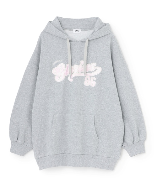 LOVETOXIC（ラブトキシック）の「【LTXC/綿100%】ロゴパーカチュニックワンピ（ワンピース・キッズ・ブラック/サックスブルー/ホワイト系その他/トップグレー・S:140cm/L:160cm/130cm/M:150cm）」の20枚目の写真