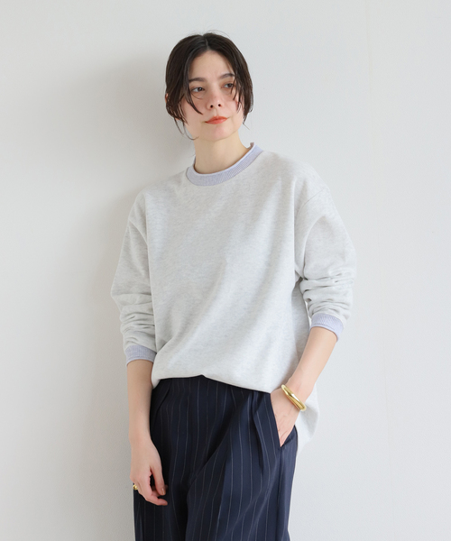 417 EDIFICE（フォーワンセブンエディフィス）の「ロールネック ニットクルー（Tシャツ/カットソー・メンズ・イエロー/オレンジ/ブルー系その他/ライトグレー/ブラック・LARGE/MEDIUM）」の6枚目の写真