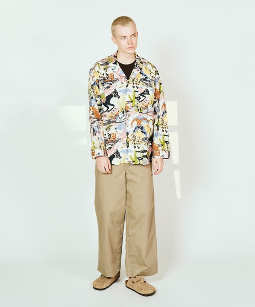 TOWNCRAFT(タウンクラフト)の「TOWNCRAFT / タウンクラフト PRINTED PAJAMA JACKET パジャマ プリント シャツジャケット(シャツ/ブラウス・メンズ・ブルー/その他1/グリーン・LARGE/MEDIUM)」の18枚目の写真
