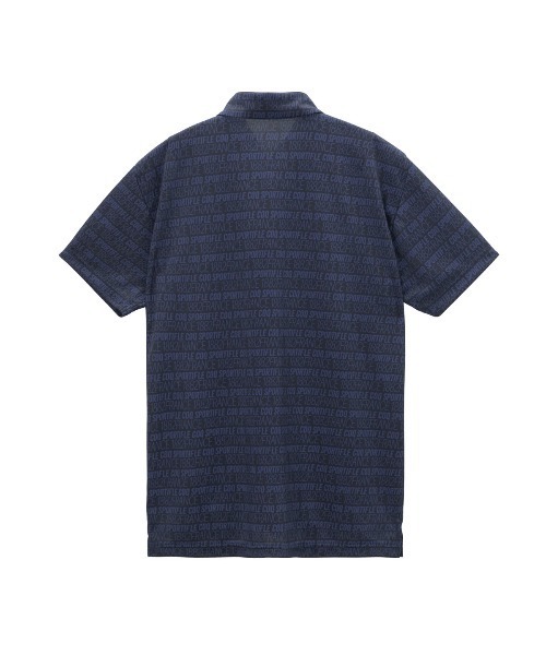 le coq sportif GOLF(ルコックスポルティフゴルフ)の「【le coq sportif GOLF】吸汗速乾/消臭/UV CUT(UPF50+)/遮熱/高通気/ストレッチ ロゴボーダー柄半袖ポロシャツ ゴルフウェア(ポロシャツ・メンズ・ホワイト/ネイビー・3L/XL/L/M)」の4枚目の写真