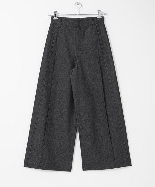 SENSE OF PLACE by URBAN RESEARCH(センスオブプレイスバイアーバンリサーチ)の「デニムライクスラックス(デニムパンツ・レディース・ブラック/ワンウォッシュ/ライトインディゴブルー・MEDIUM/SMALL)」の14枚目の写真