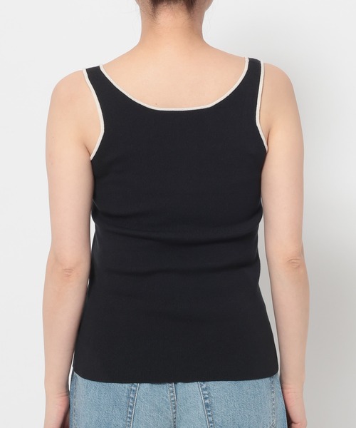 LOWRYS FARM(ローリーズファーム)の「ハイショクソウバリタンク 637048(タンクトップ・レディース・ブラック/ホワイト/ブラウン・FREE)」の6枚目の写真